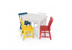 MESA ESPANHA INFANTIL 680X520 C/ 4 CADEIRAS